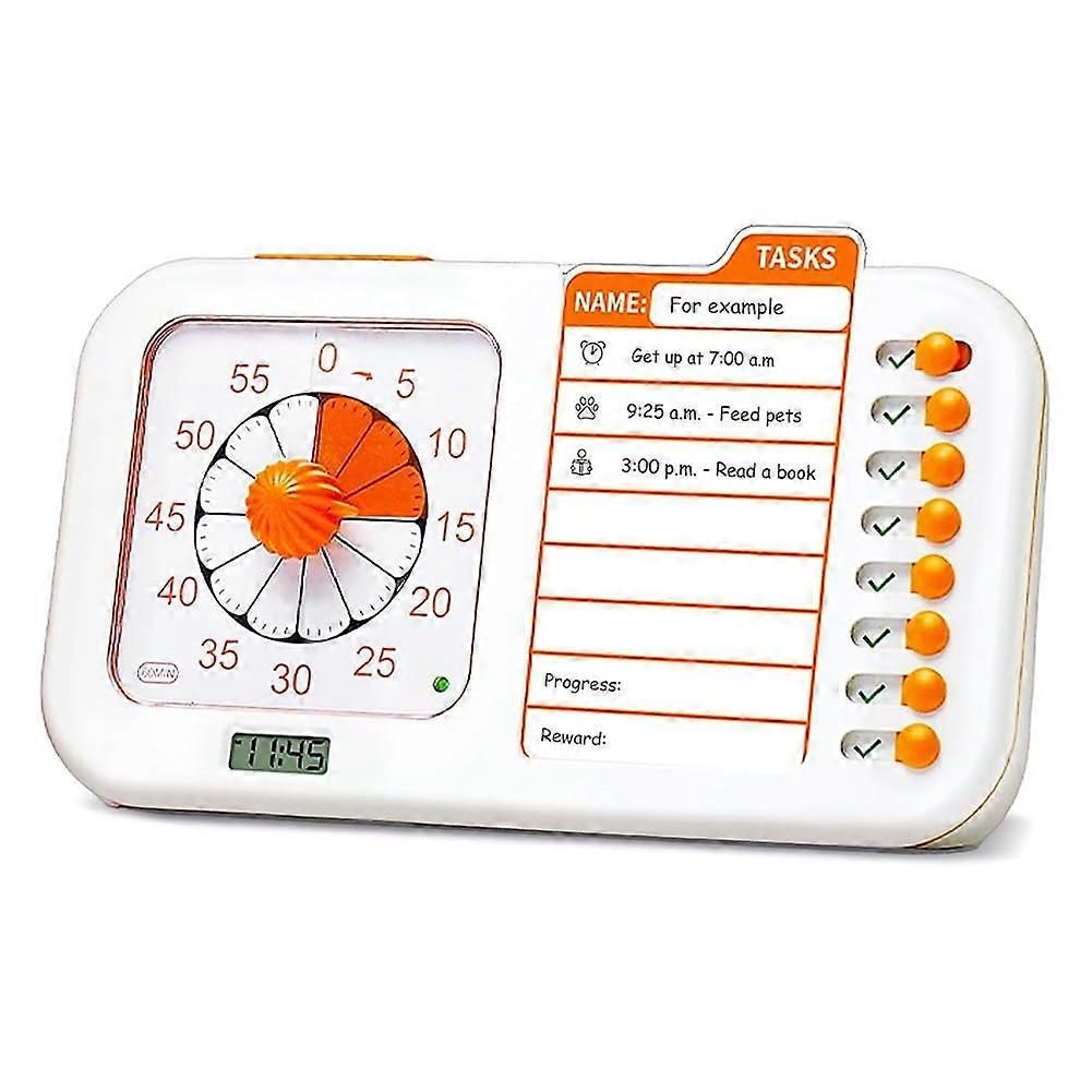 Visual ADHD Timer for Children and Adults with Planning Board, Task Timer, Task Table, and Visual Schedule Planner