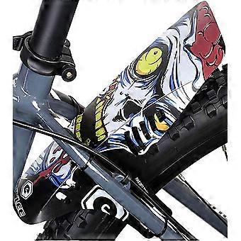 2 pcs garde-boue de vélo, garde-boue VTT avant et arrière compatible, 20 « 26 » 27,5 » 29 pouces et Fat Bicycle, pliable / universel (multicolore)