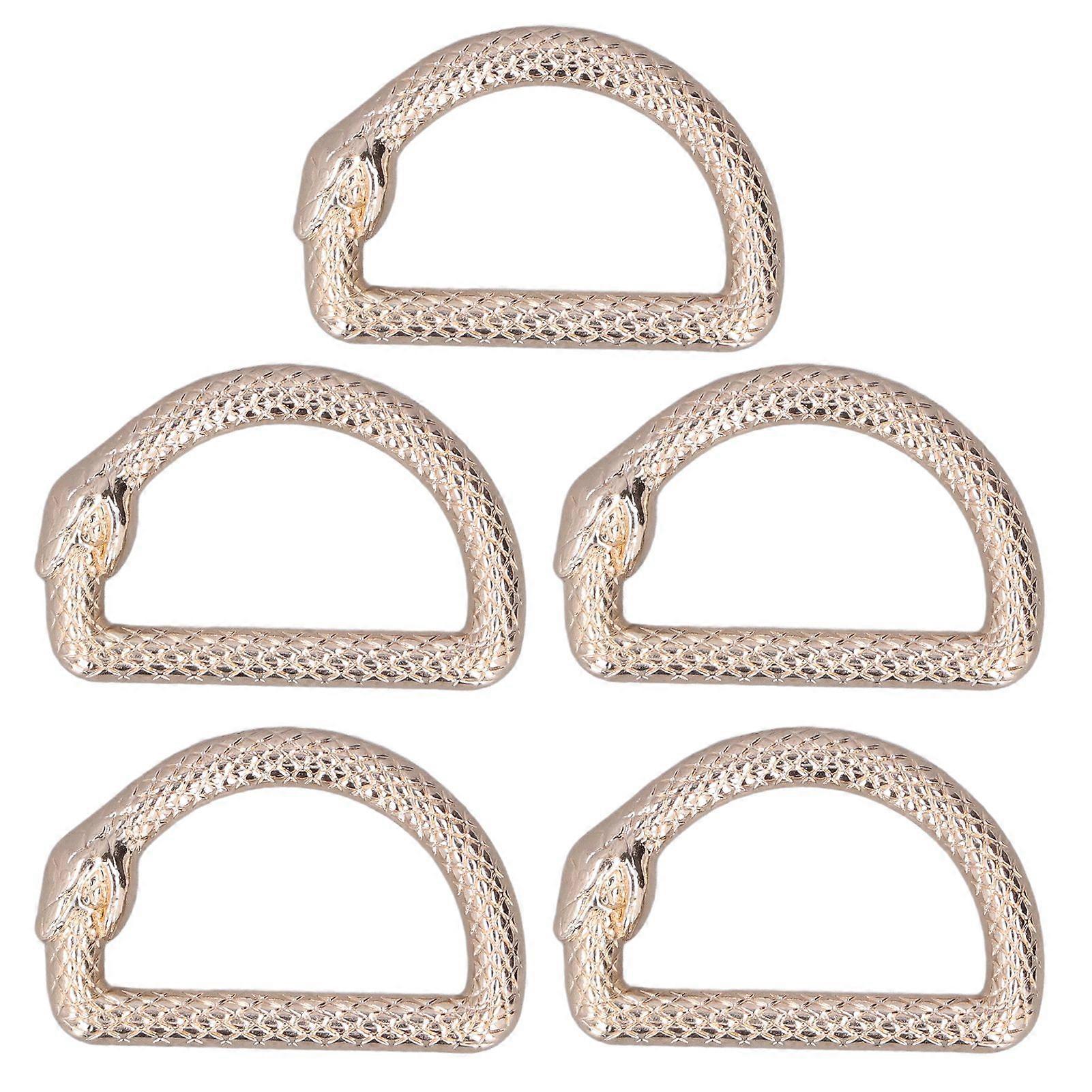 2025最新モデル5個Dリング亜鉛合金頑丈で耐久性があり、多機能ワイド