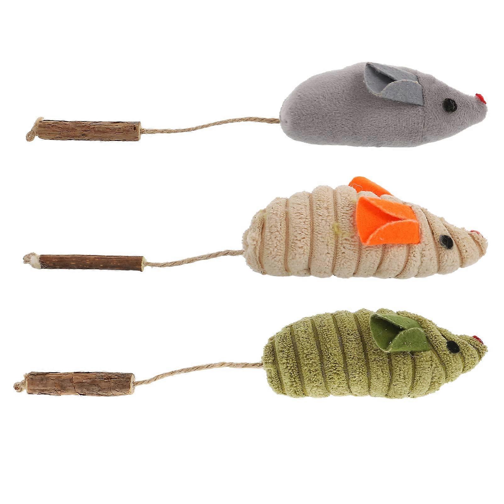 3-Piece Catnip Cat Toy Set, High-Quality Material for Interactive Play and Pet Health, Ideal for Home Decoration