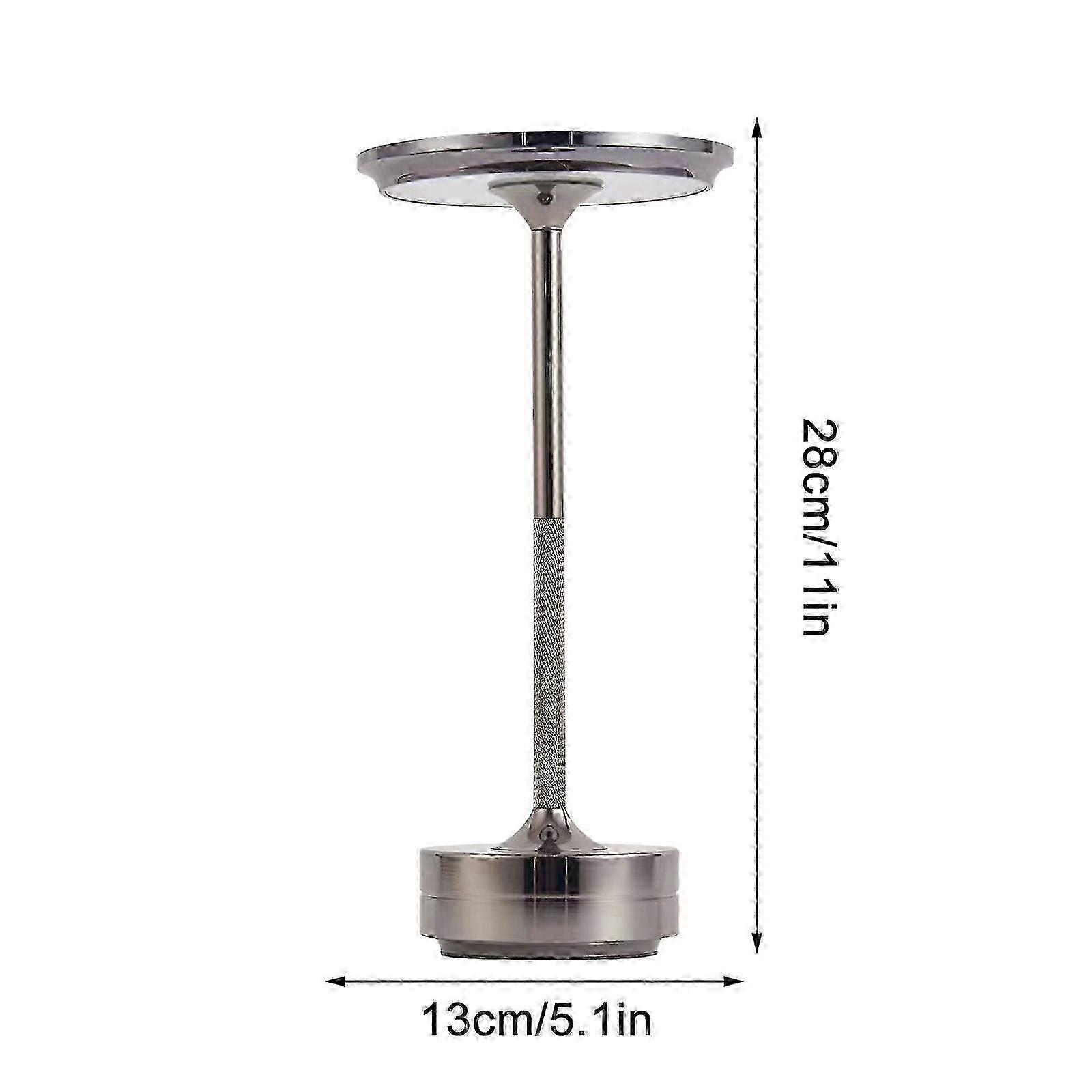 Eco-Friendly Eye Protection LED Table Lamp with Three-Color Adjustment, Rechargeable