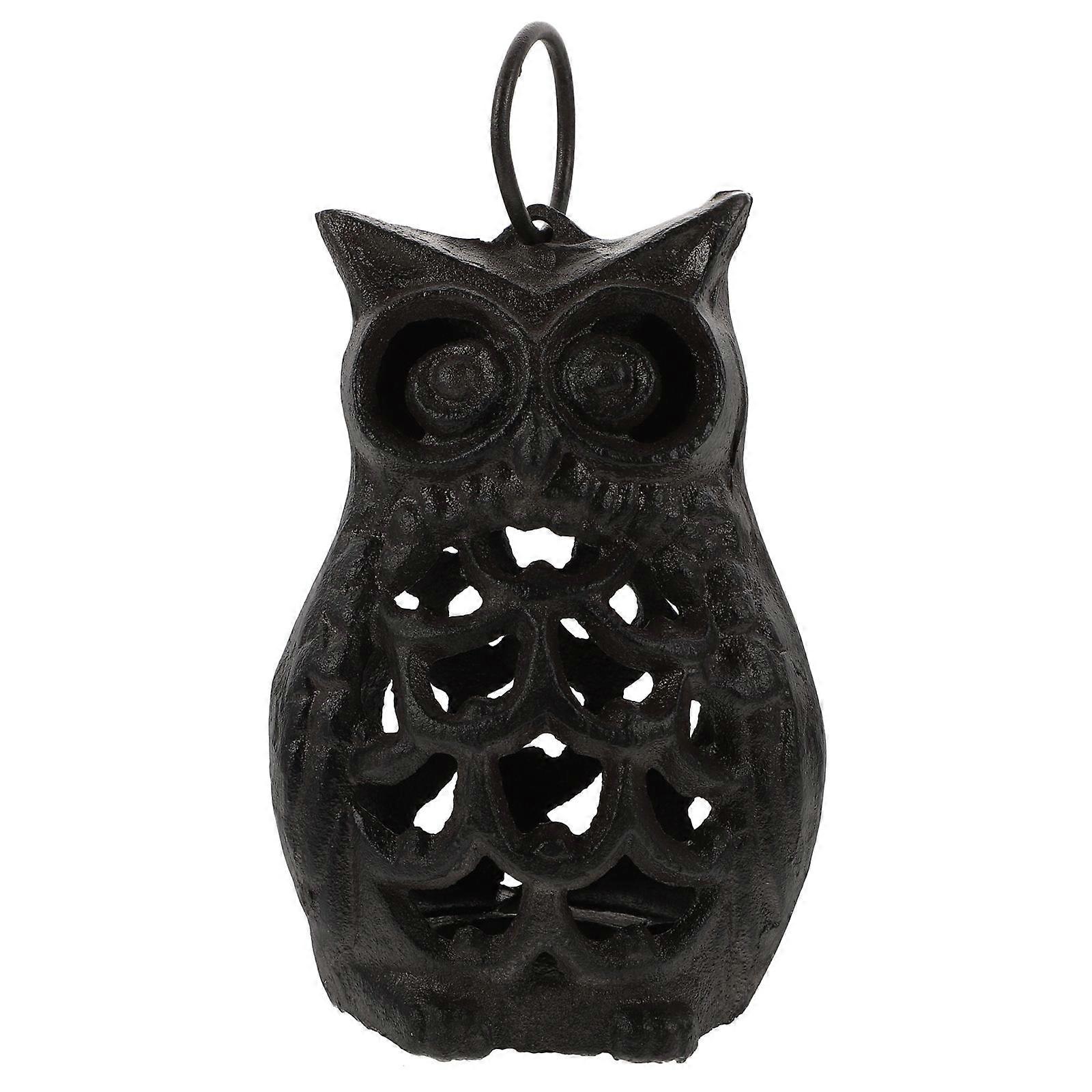 1Pc Owl Modeling Candlestick Creative Decorative Candleholder Home Decor Brown