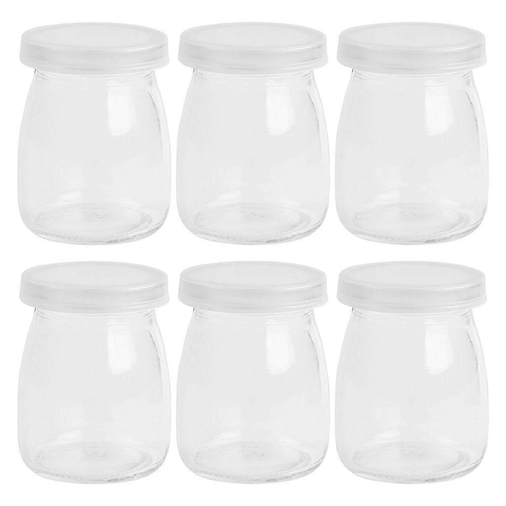récipients de yogourt réutilisables pots de yogourt en verre vie quotidienne 6 pièces