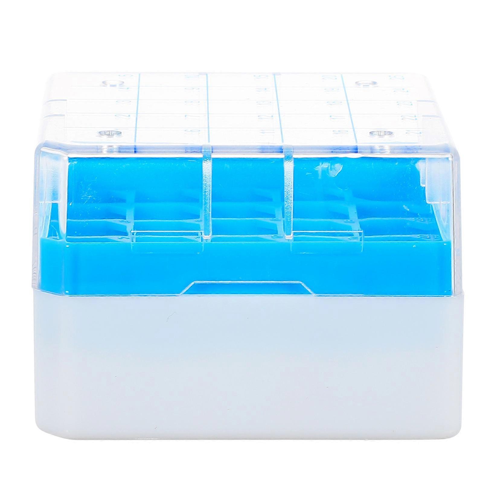 Storage Tube Holder Freezing Tubes Storage Box Tubes Polycarbonate Repeated Freezing and Thawing 1Set