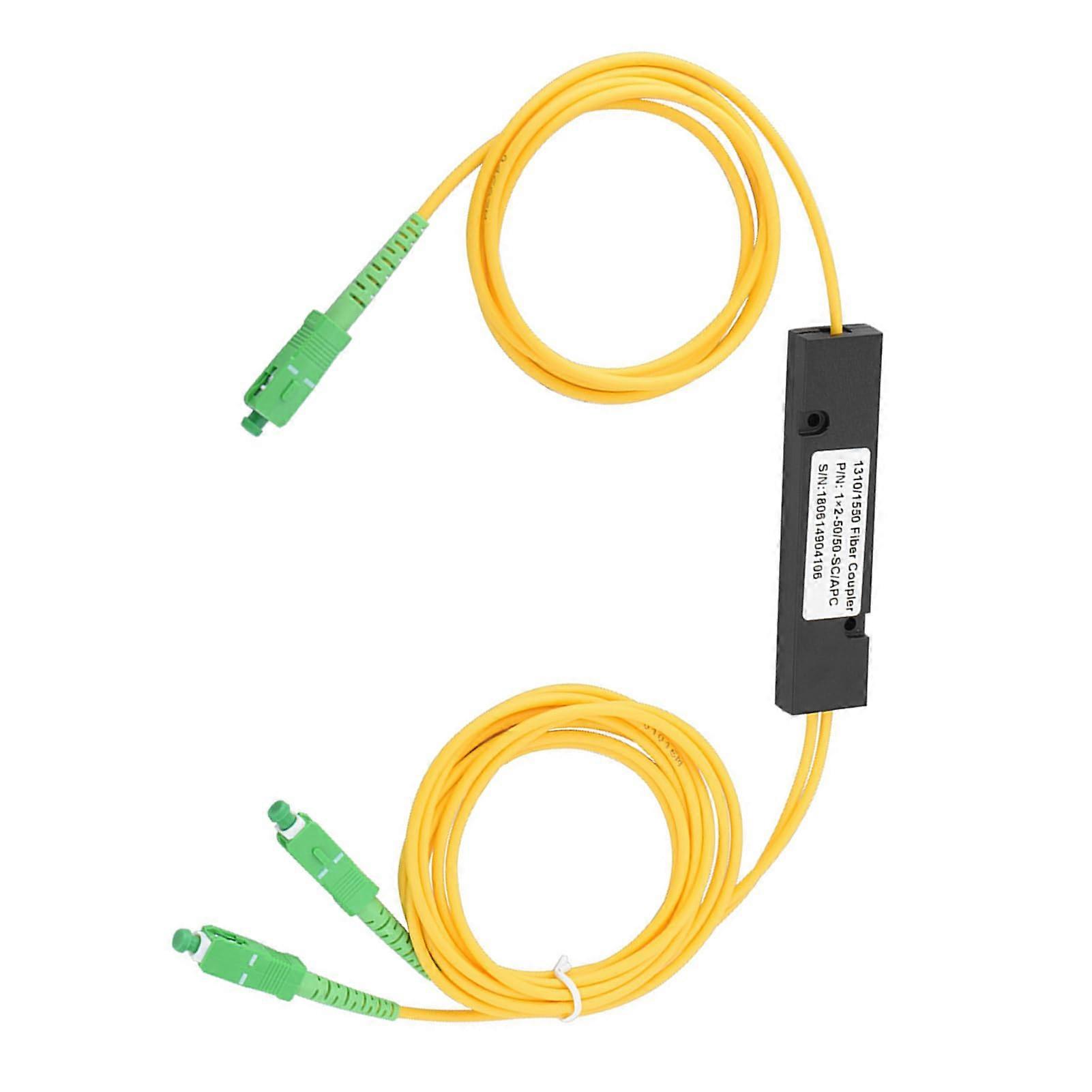 Optical PLC splitter, SC 1X2 fiber splitter for fiber optic LAN
