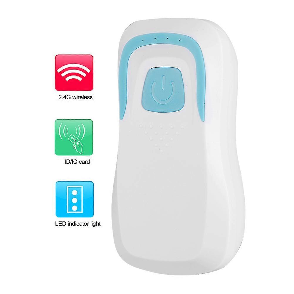 Bluetooth RFID Id IC Card Reader Wireless Code Scanner 13.56m 125Khz Frequency(White IcScaning)