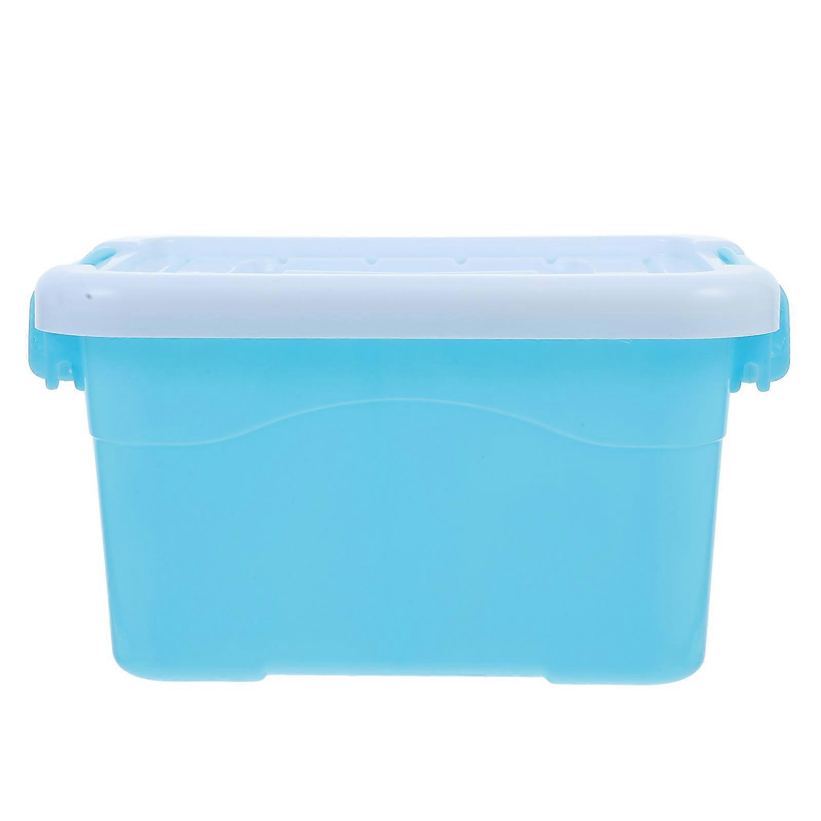 Compact Plastic Storage Bin with Lid – Portable PP Organizer Box for Tools, Bedroom & Playroom Essentials