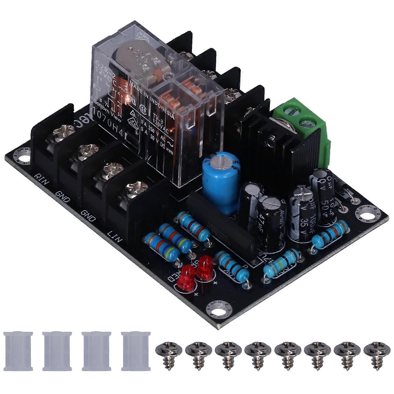 Speaker Protection DC Protection Simple Circuit Safe Reliable Relay Module Board with LED Lights