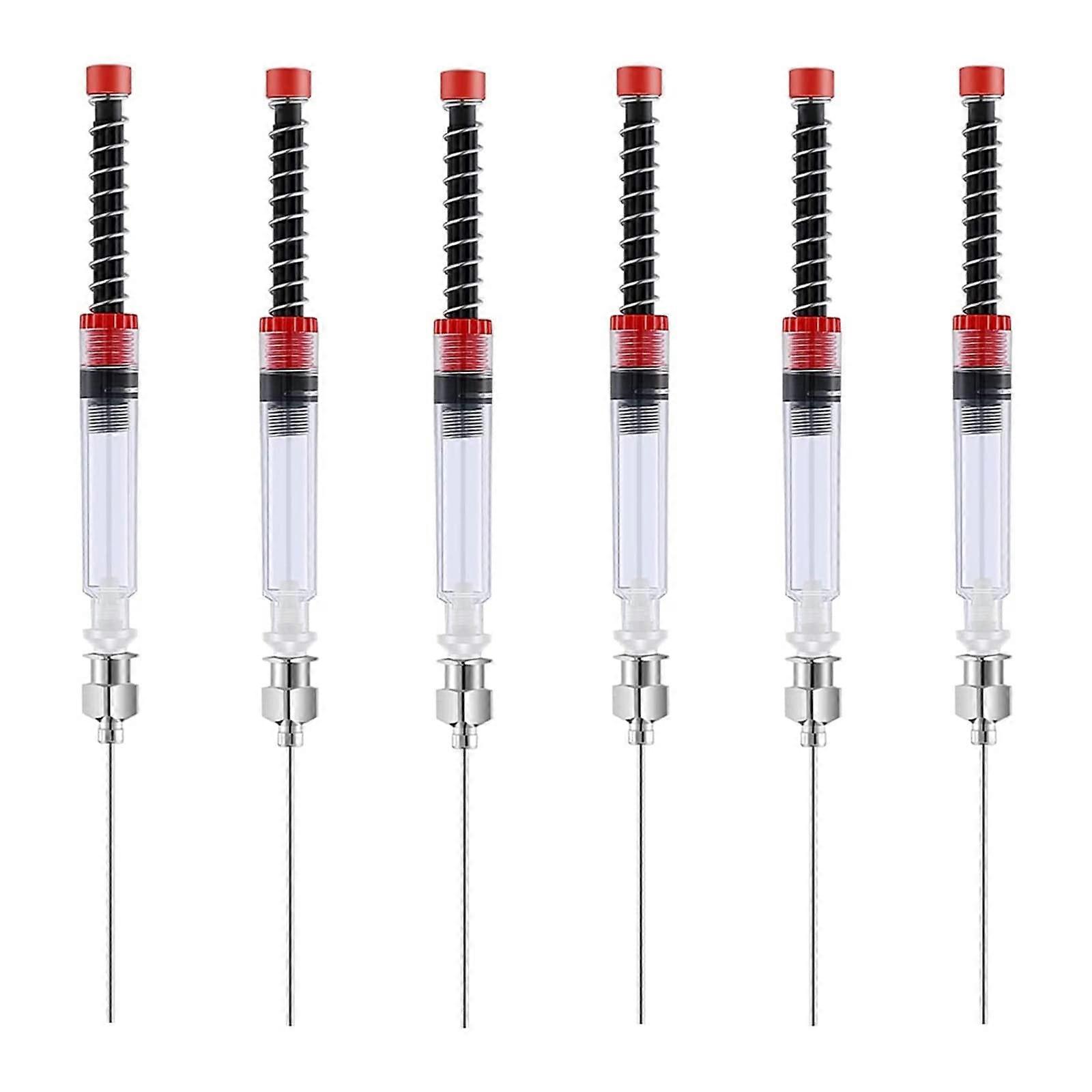 Fountain Pen Ink Syringe Filler with Removable Blunt Needle Tip, 6-Pack Ink Syringe for Fountain Pen Refills, Durable Converter