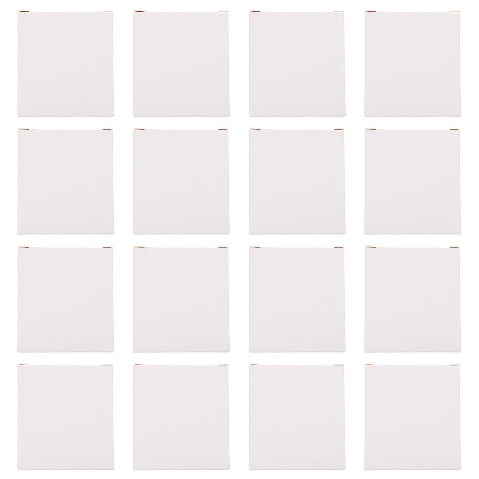 White Paper Storage Boxes for Organization 40 Pieces Small Foldable Lightweight Containers