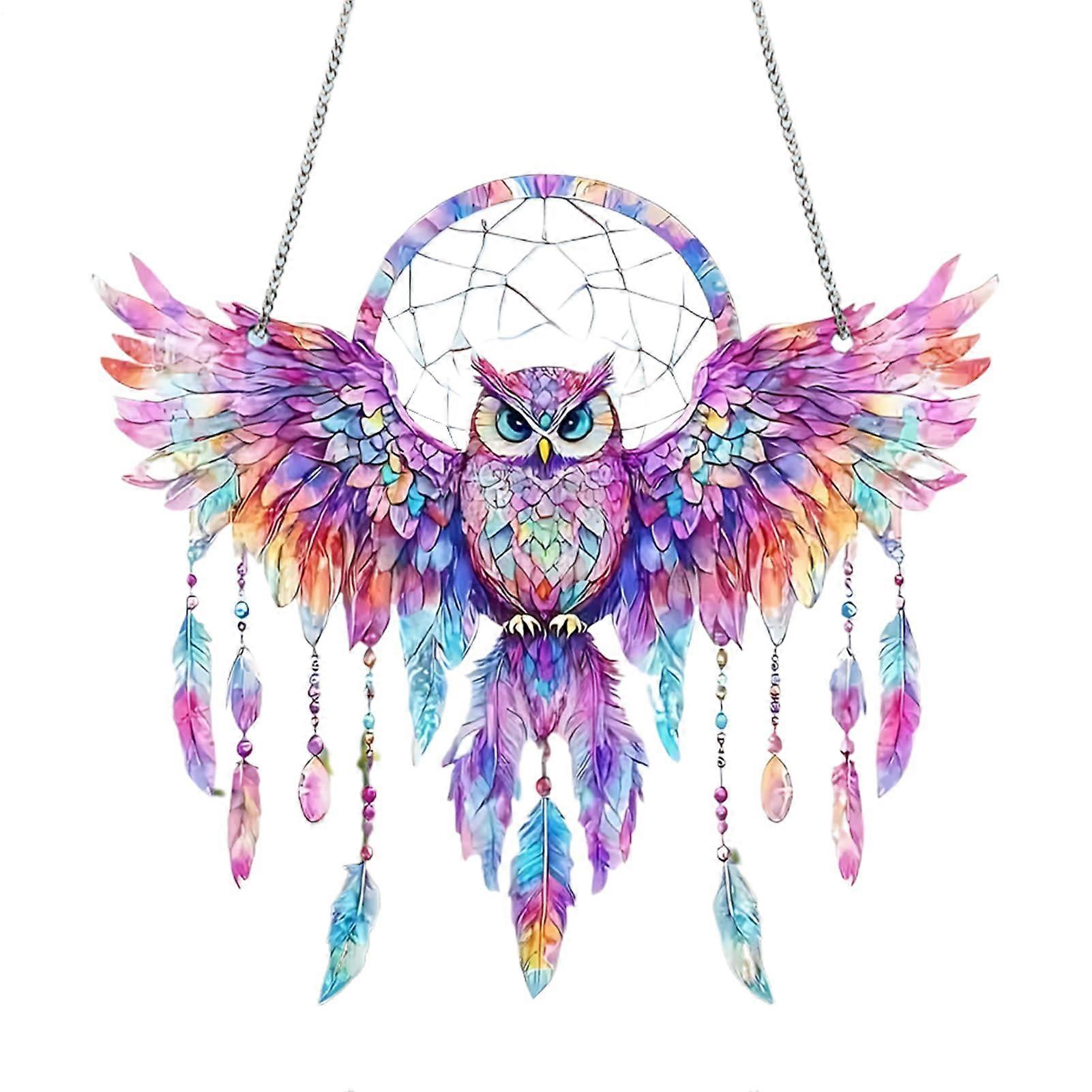 Sun Catcher Window Decoration, Vivid Design, Colorful Display, NatureInspired, 7.87 x 6.69 Inches