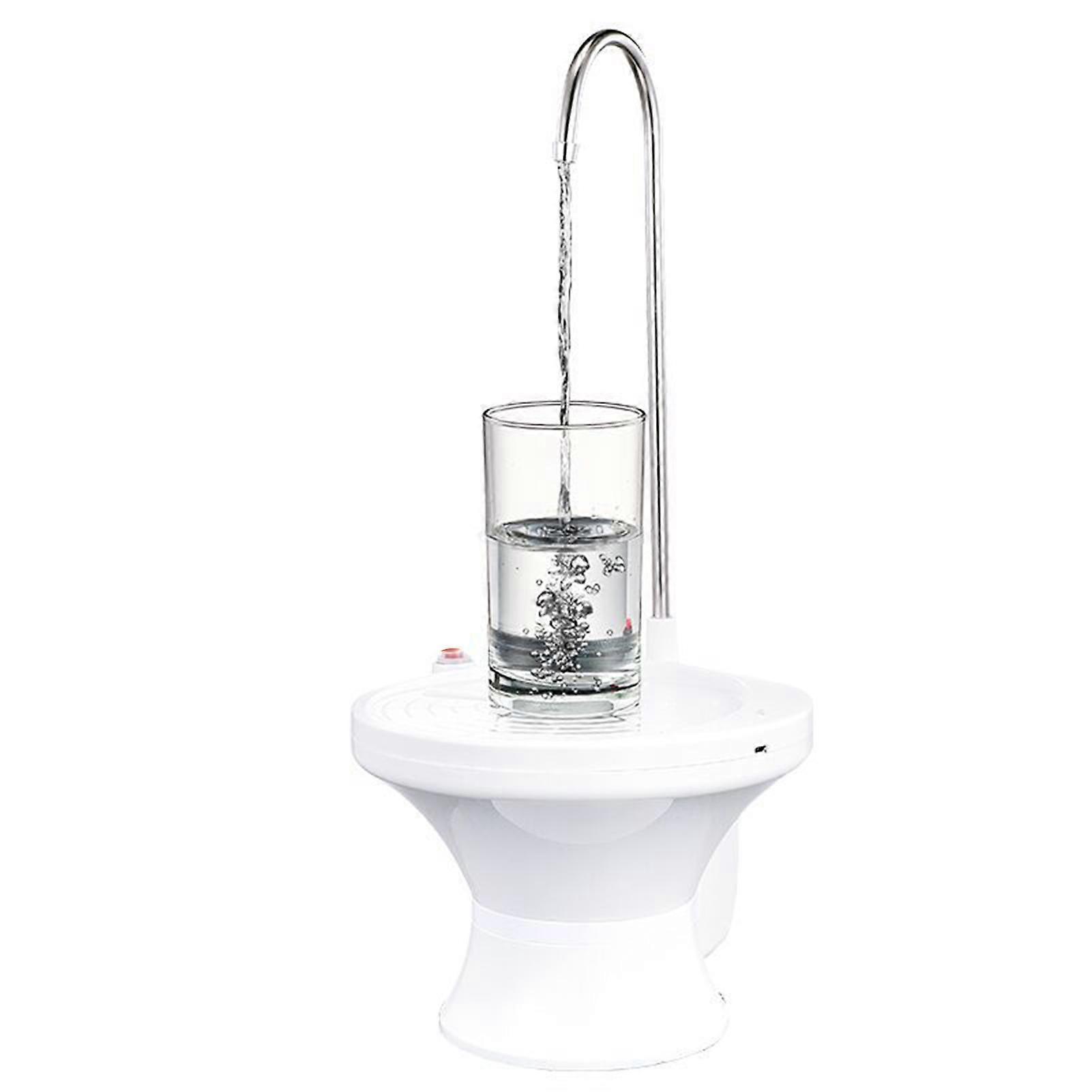 Drinking Water Dispenser Pump Versatile Water Bottle Pump with Tray Table Top Efficient Office Desktop Hydration Solution