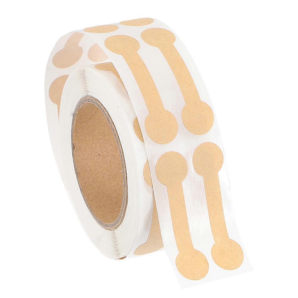 a polished product title and description that you can use for **Kraft Paper Jewelry Price Tags with Irregular Shapes, Adhesive Stickers for Rings and