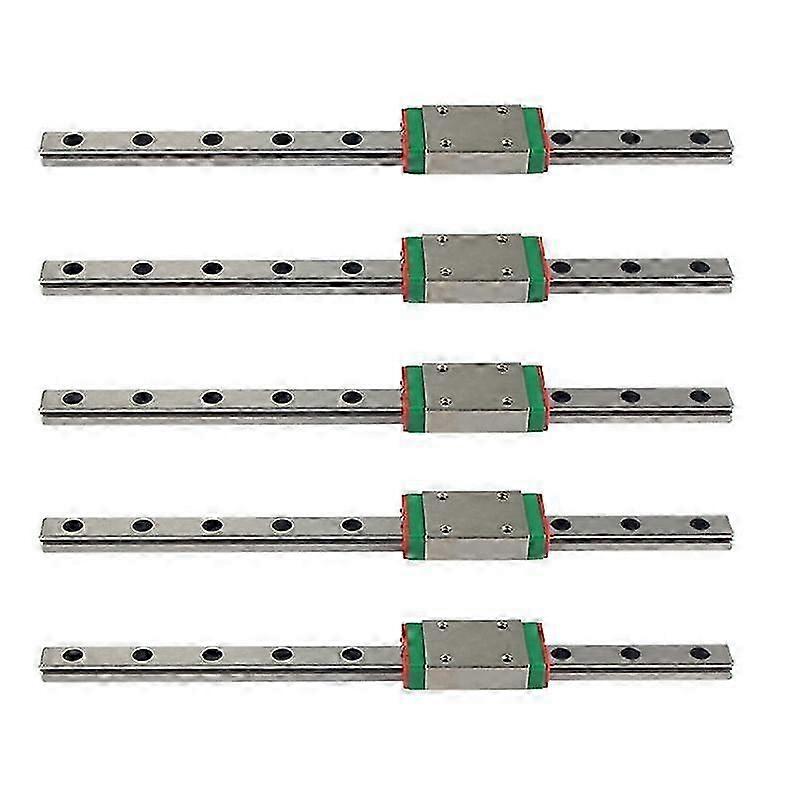5 PCS Linear Guide Rails MGN7 150mm for Voron V0 3D Printer - Precision Slide System for Enhanced Printing Performance