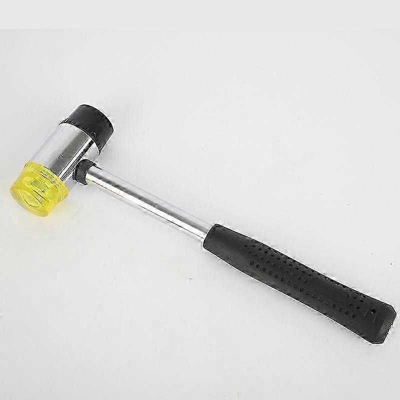 Double-headed rubber hammer. non-slip handle