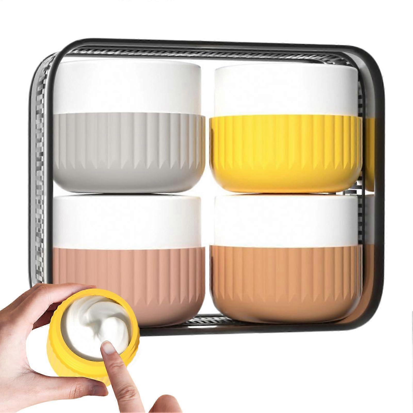 Interactive Silicone Toiletry Bottles Small Travel Reusable Organizer For Face Cream, Lotion, Facial Cleanser
