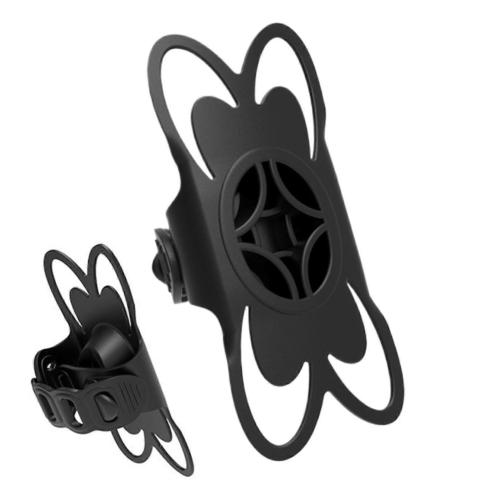 Retractable phone strap for seat belt – adjustable clamp  Quickadjust holder, elastic bike sleeve, nonslip riding mount, carrying strap, 2