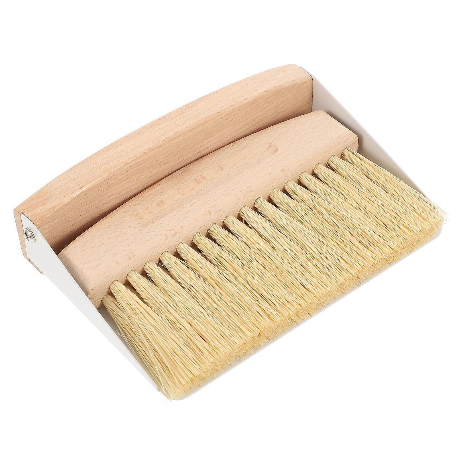 1 Set of Desktop Cleaning Broom Mini Dustpan Small Table Cleaning Broom Tabletop Dust Pan