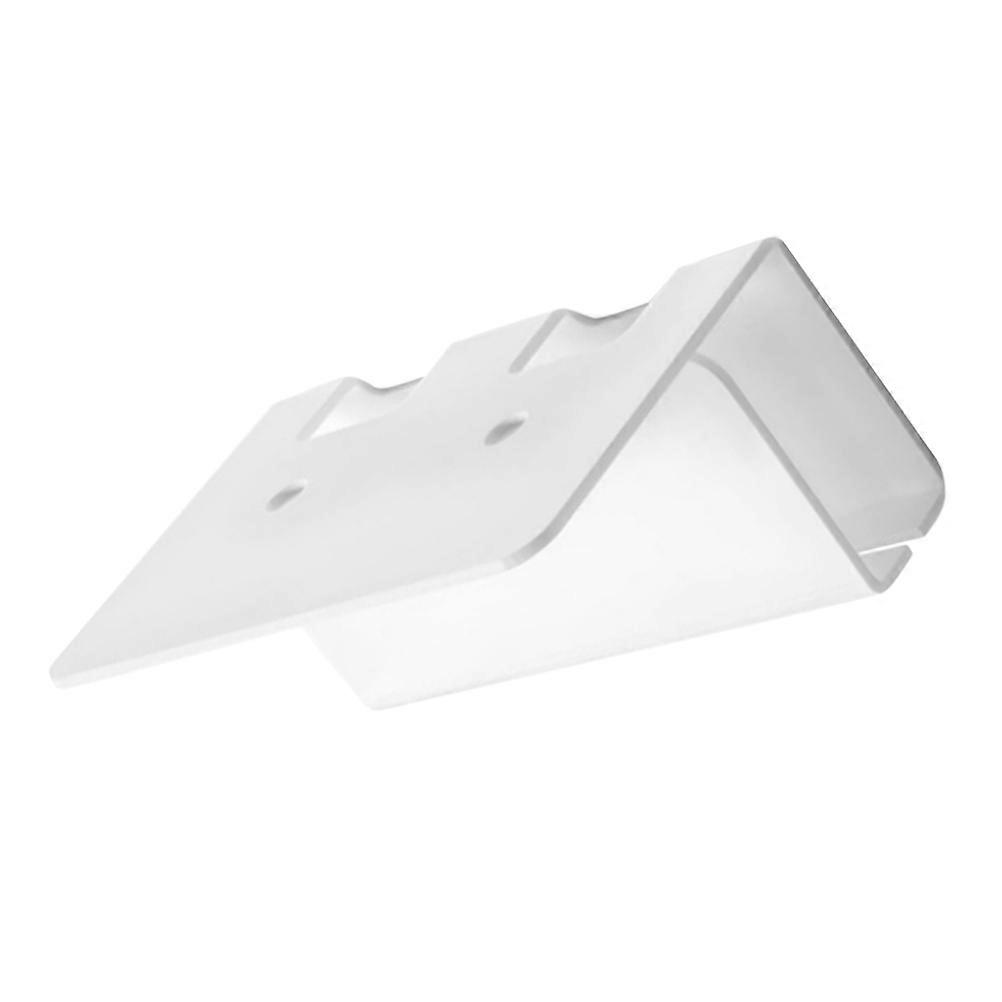 Acrylic Toothbrush Holder Stand for Vanity White