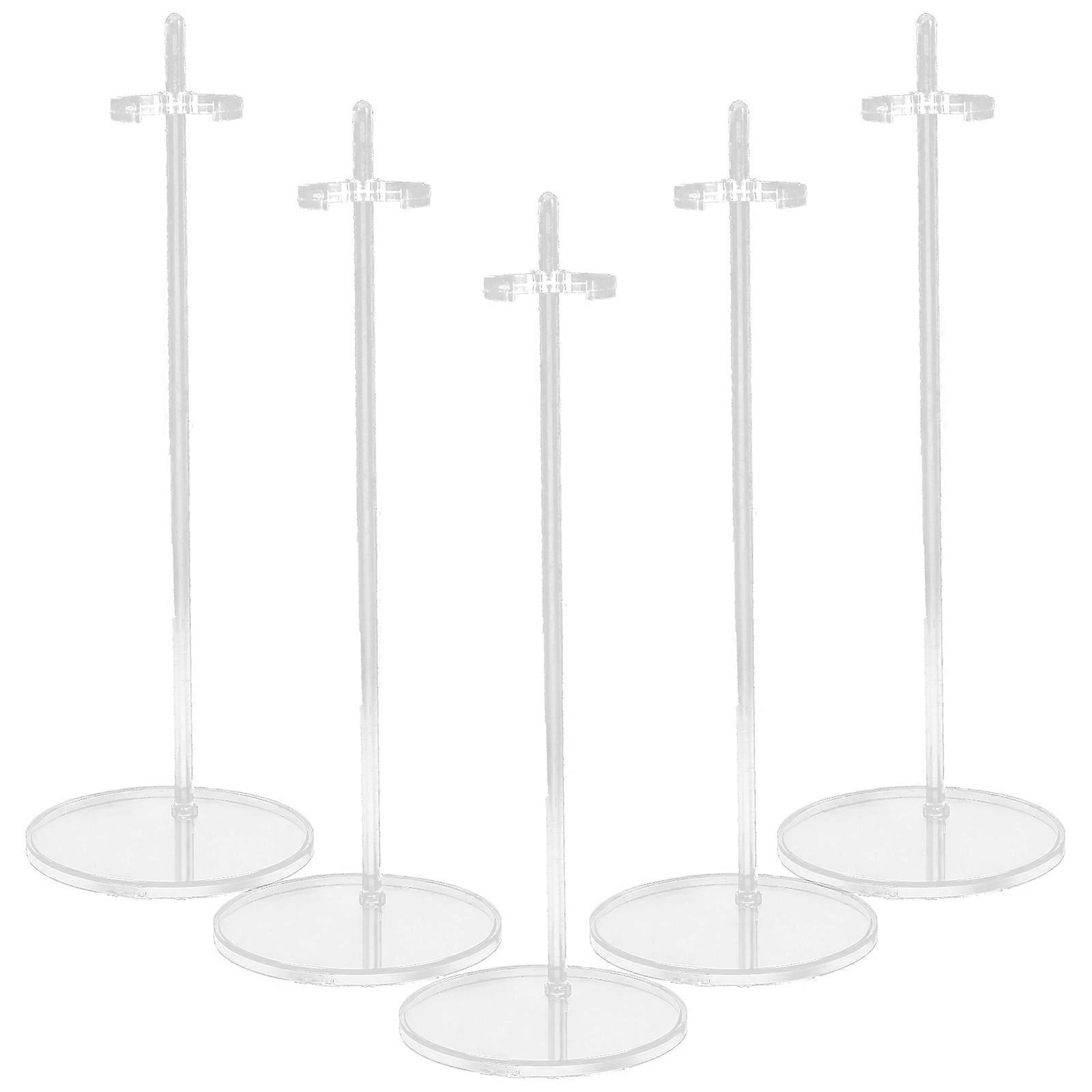 5pcs Adjustable Doll Display Stand for Dolls and Models