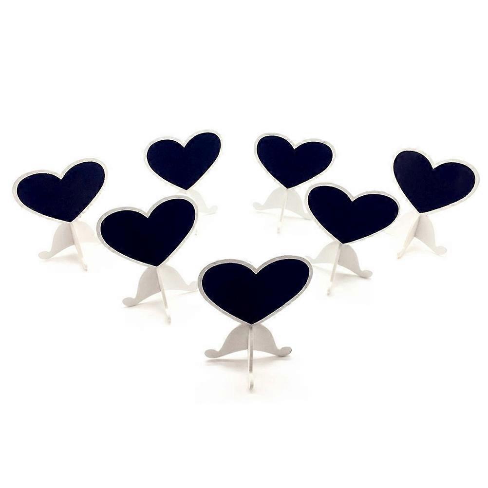 Natural Wood Mini Chalkboard for Labeling and Table Number at Dinner Party and Student Name Tags 12Pcs