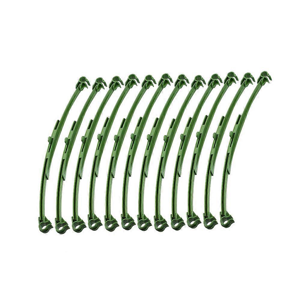 12pcs Adjustable Plant Supports Tomato Cages Climbing Vegetables Trellis Easy Assembly Durable Coated Stakes for Healthy Growth
