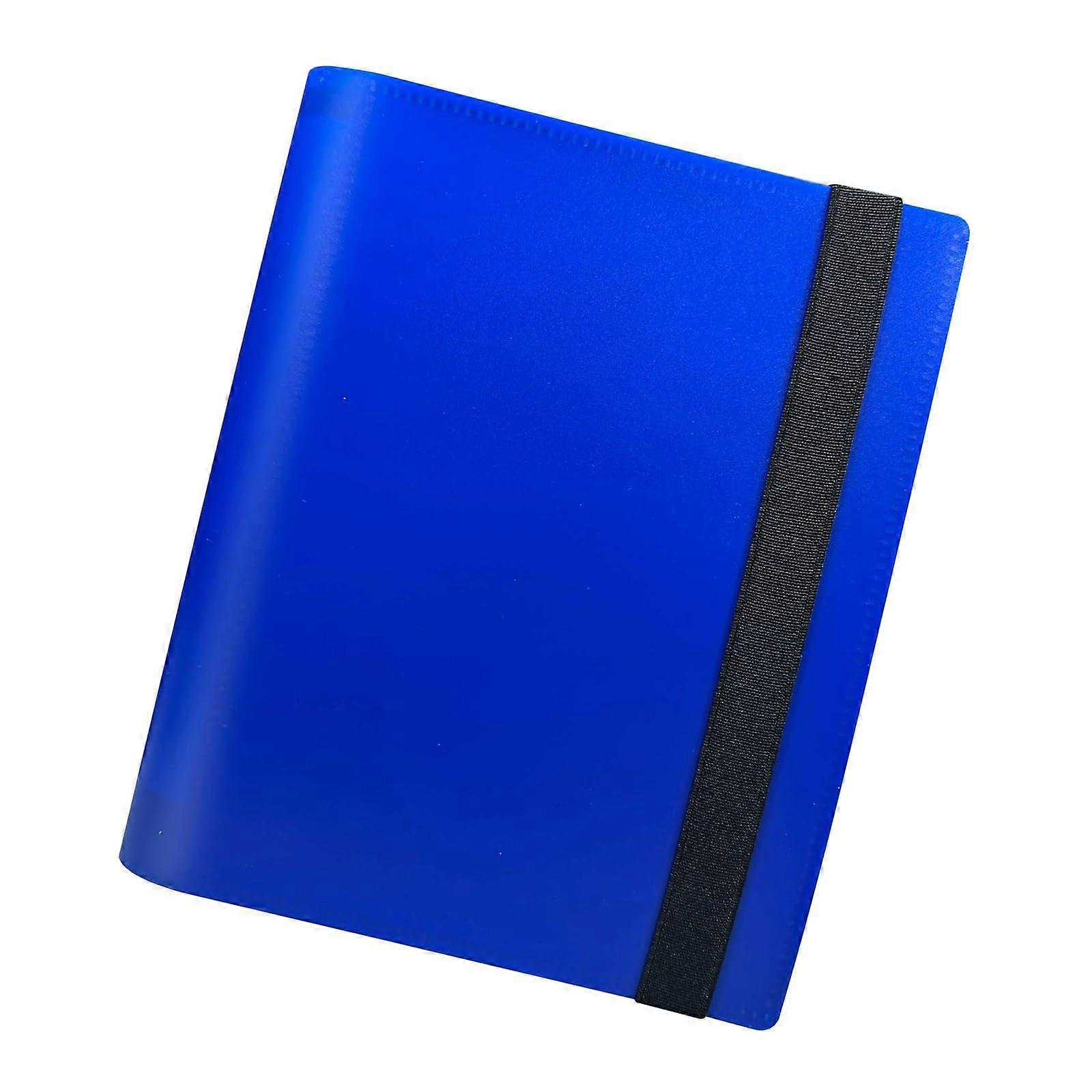 Trading Card Binder 9-Pocket, 360 Card Capacity, Keeps Cards Organized For Game Cards Navy Blue