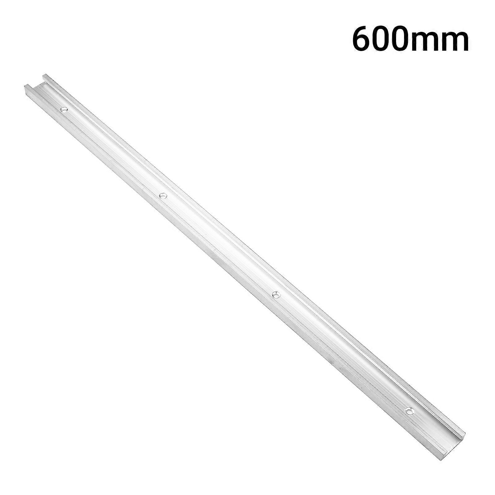 600mm Anodized Aluminum Miter T Track T-Bar Rail for Woodworking Jigs Fixtures Sleds Router Tables Durable and Lightweight