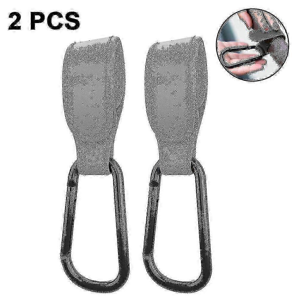 2025 2pcs Stroller Hook, Pu Leather Hook, Adjustable Stroller Hook