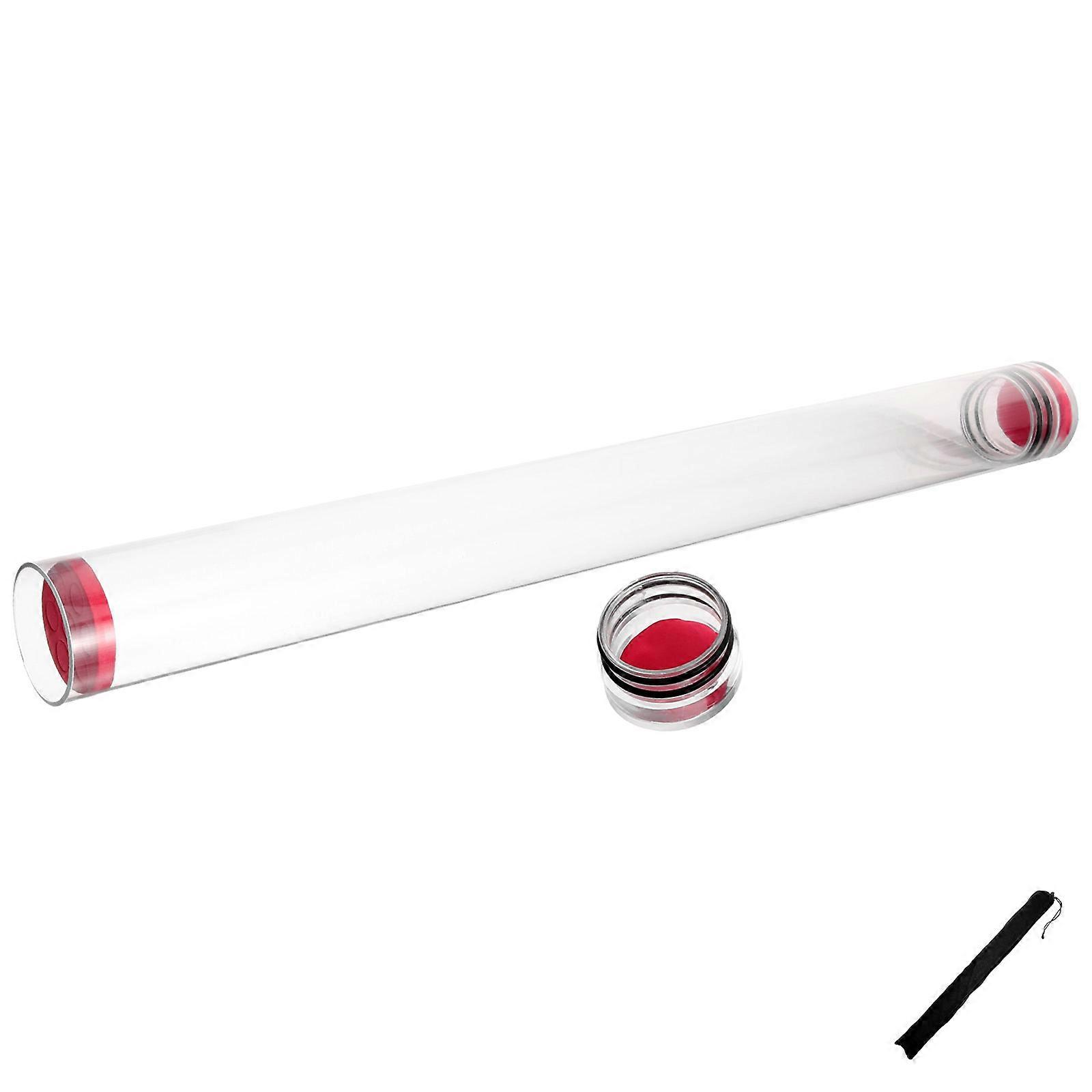 Fishing Tube Clear Fishing Bobber Tube For Campers 19.7X1.8X1.8In 1Set