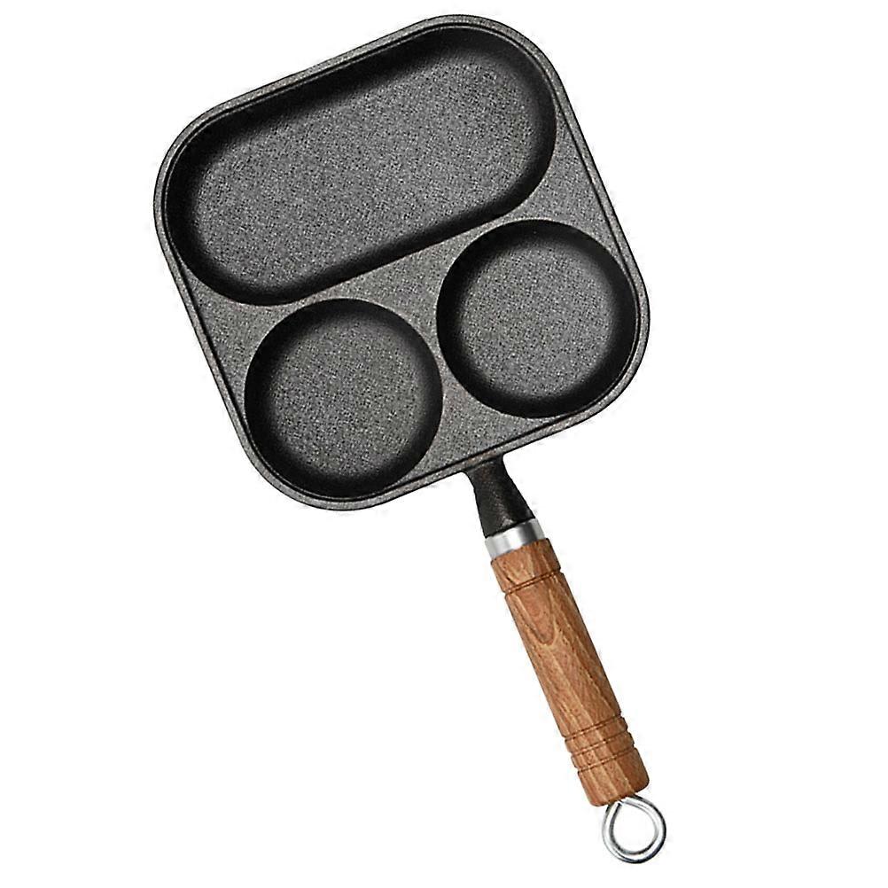 Egg Pan 3 Cups Nonstick Egg Frying Pan for Breakfast Sandwiches