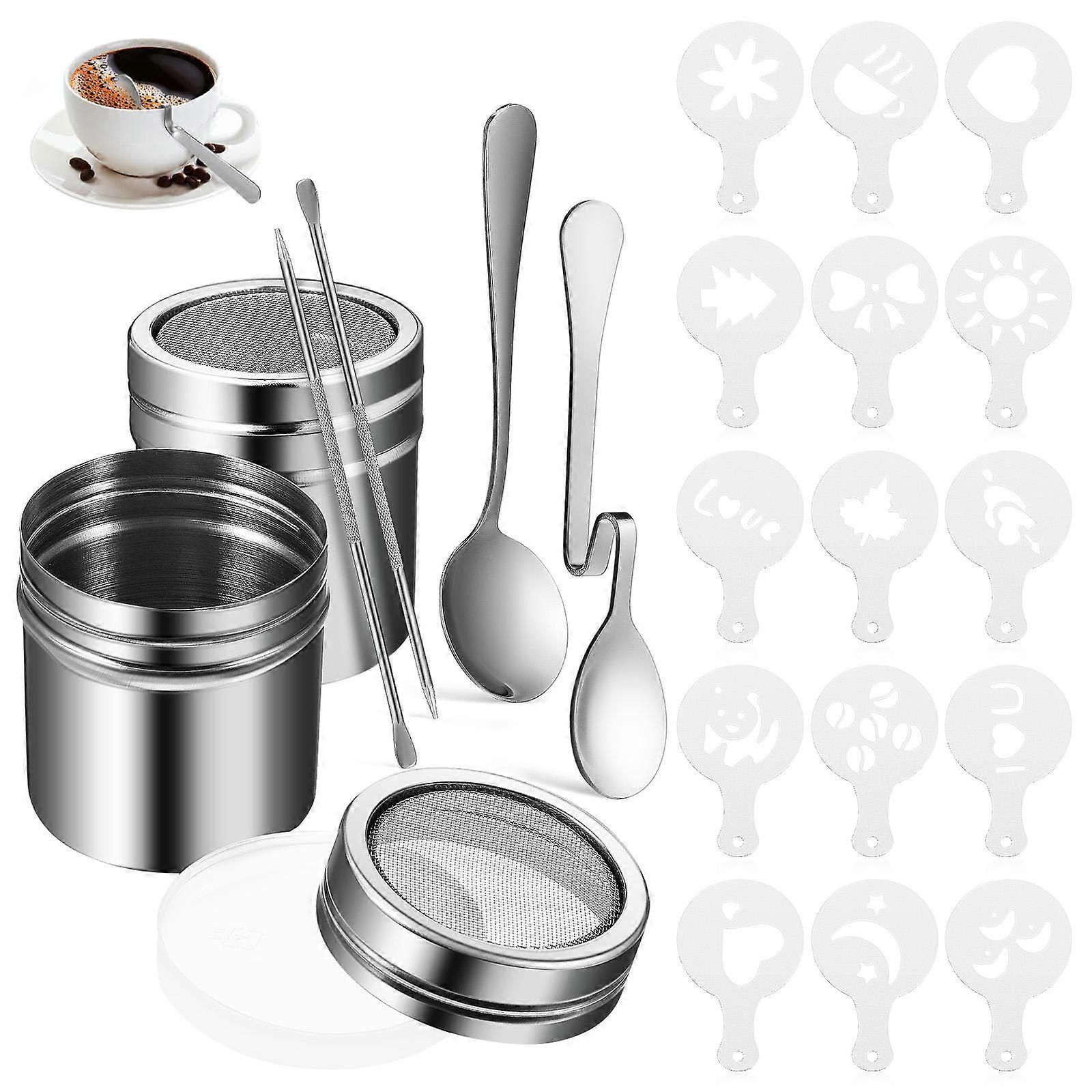 Coffee Utensils Kit For Coffee Latte Art Pen Baking Decoration Beginners Professionals 13.30X8.50X0.01cm 1Set