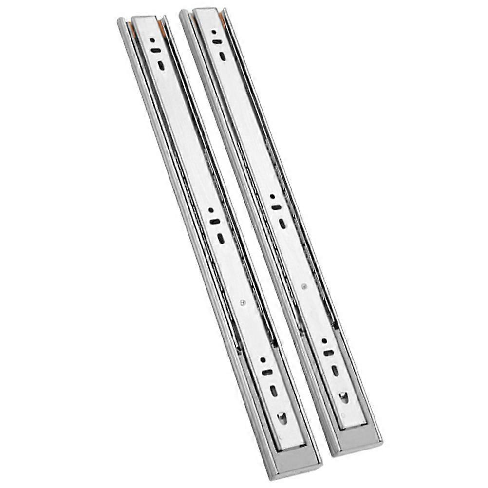 Drawer Slides Furniture Assembly Smooth Load-Bearing Cold Rolled Steel 30X4.5Cm Anti-Trip 1 Pair