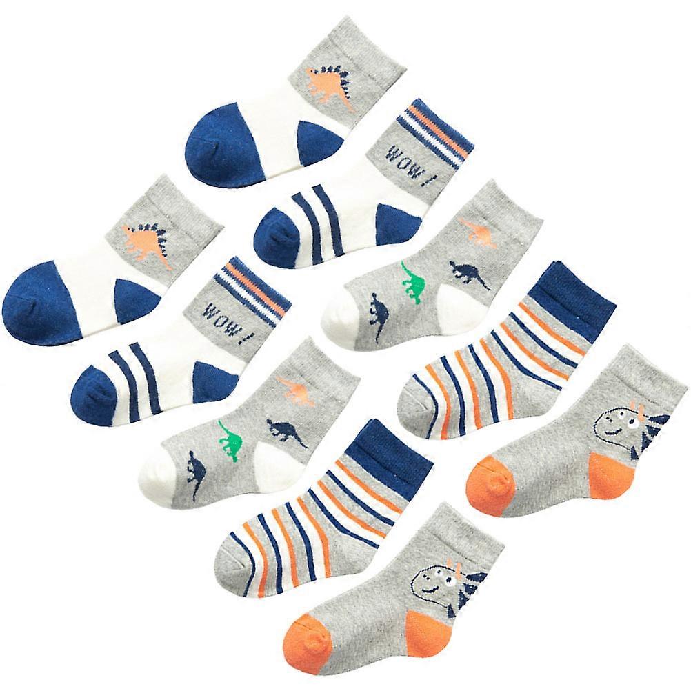 Funny Socks Cartoon Socks Toddler Socks Kids Spring Summer Everyday Use 5 Pairs