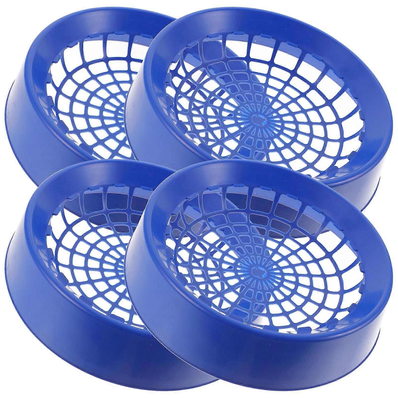 Blue Plastic Pigeon Nests for Storage Use Wear Resistant Sturdy and Stable 4 Pieces