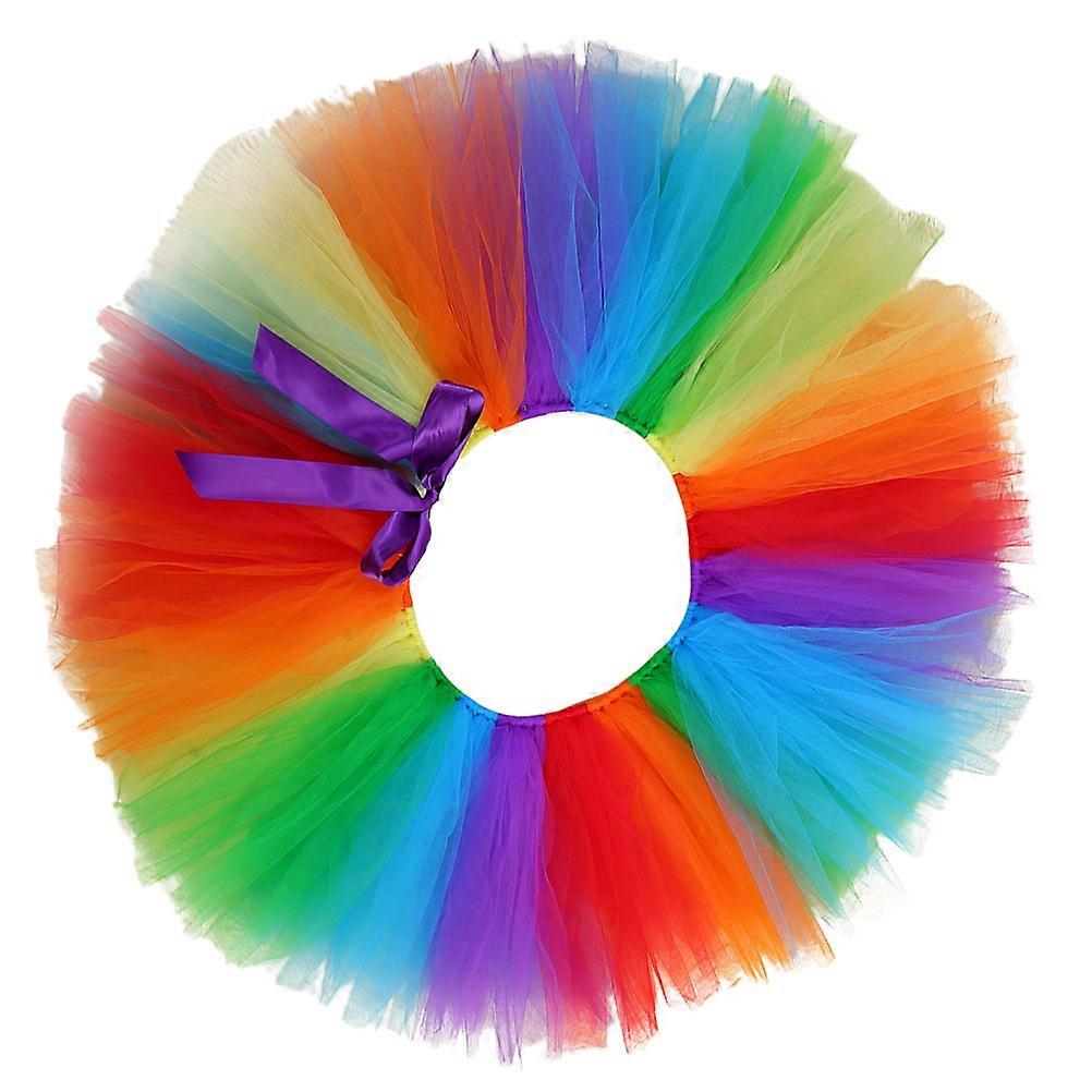 Tutu Style 1Set Festival Decoration Skirt A-Line Multi Ideal For Stage Performance And Halloween