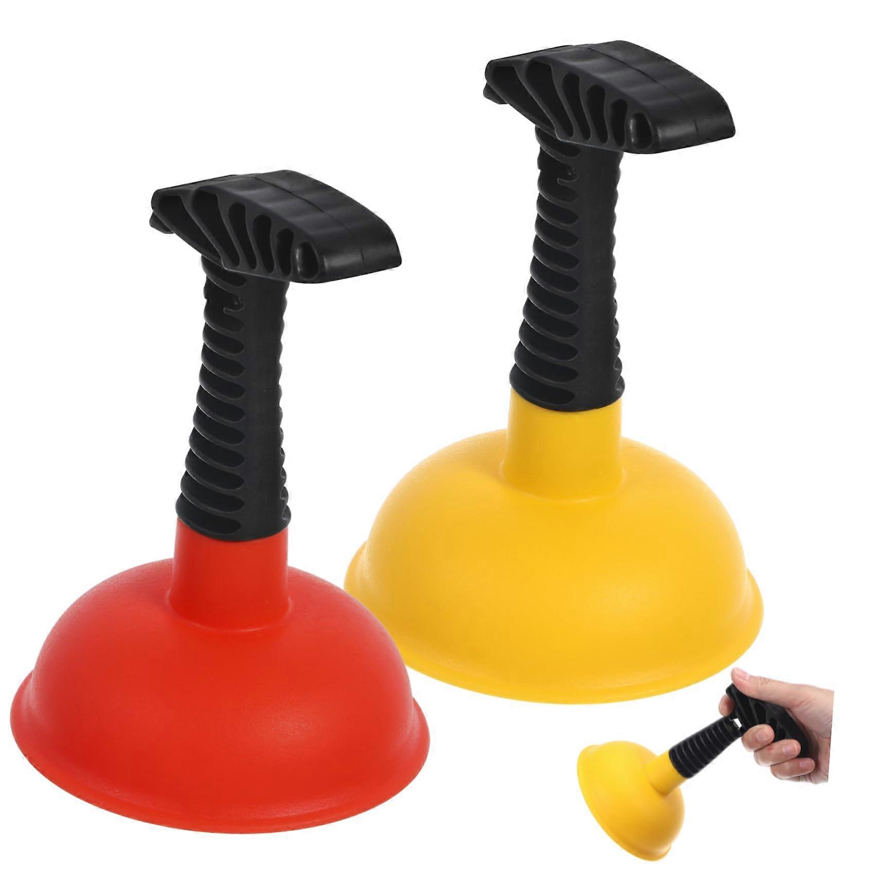 High-Performance Suction Cups Pack of 2 for Bathroom Drain Cleaner - Ergonomic TPR Material for Toilets and Sinks