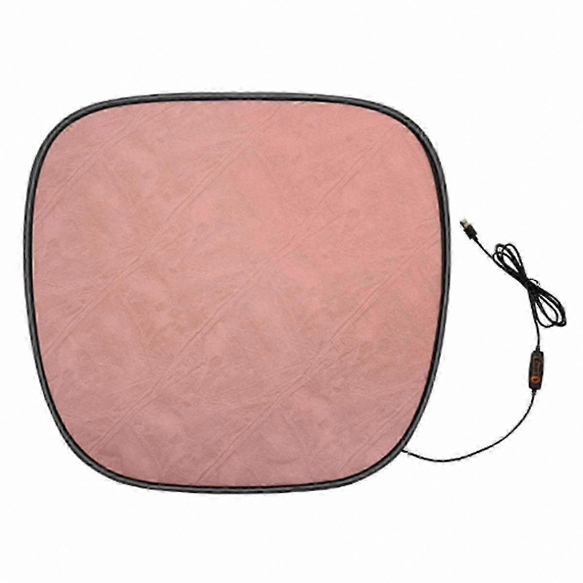 Winter Warmth Electric Seat Cushion for Vehicles with USB Heating Function and Lighter Adapter for Cold Weather Comfort