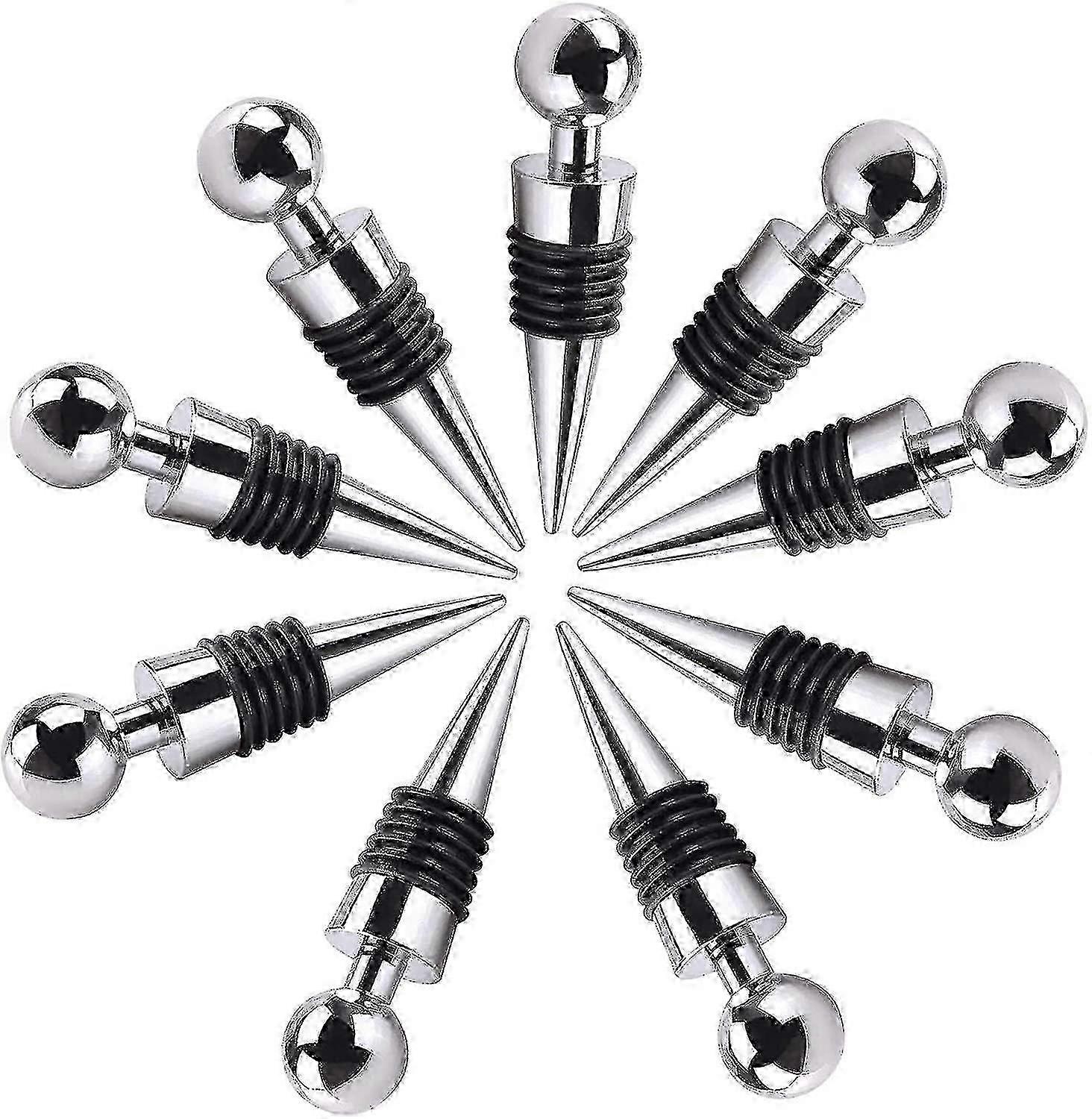 10-Piece Wine Bottle Stopper Set, Wine Seal Protector