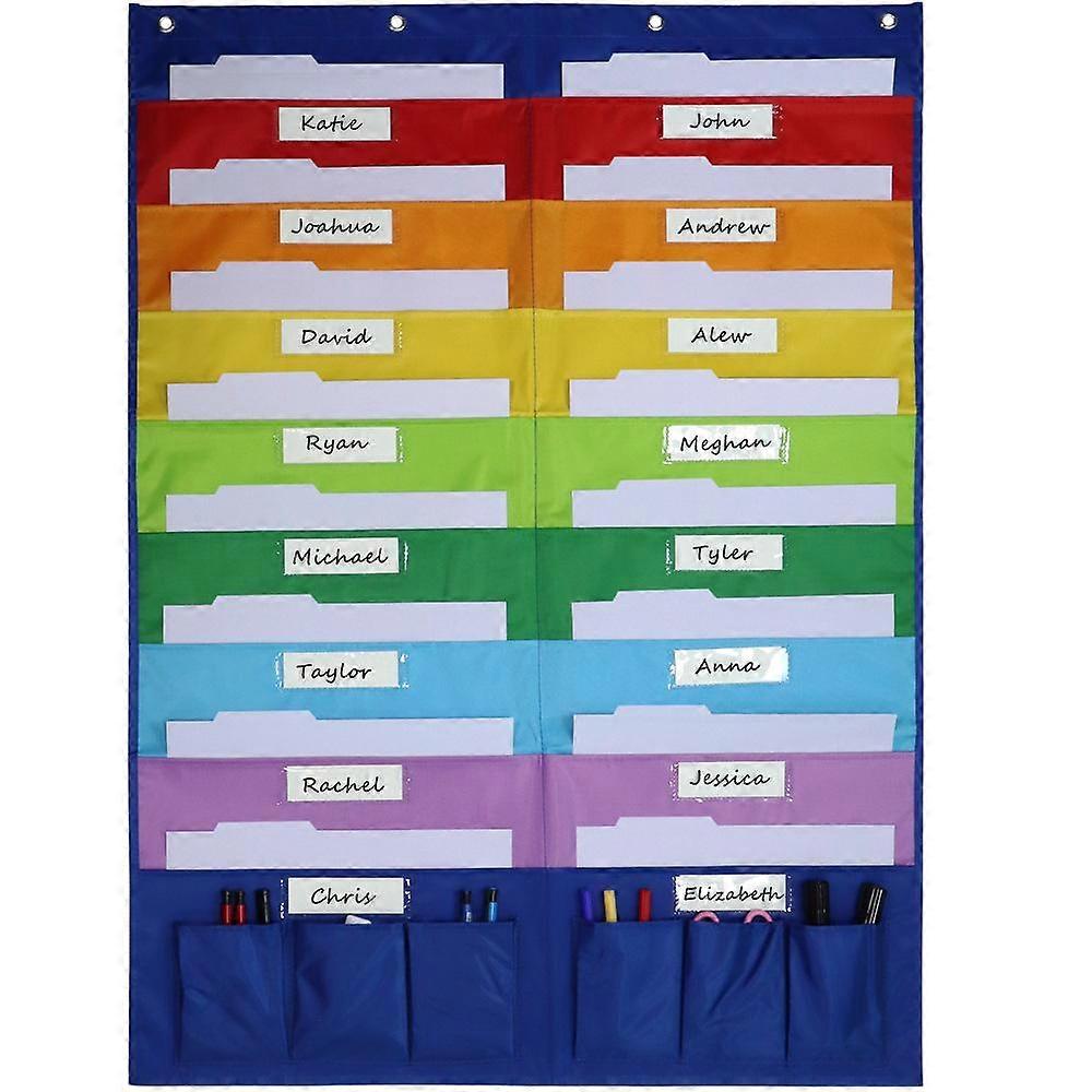 Book Magazine Storage Hanging Bag Wall Mounted File Storage Pouch Rainbow Hanging Bag | Fruugo ZA