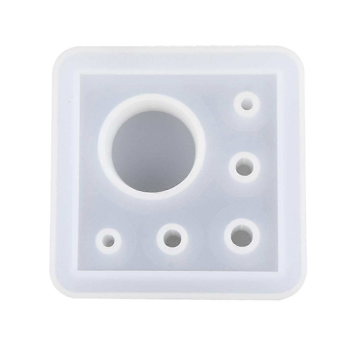 Silicone Pen Container Mold for DIY Handicraft High Temperature Pencil Holder Casting Mold for Unique Storage Box Creation