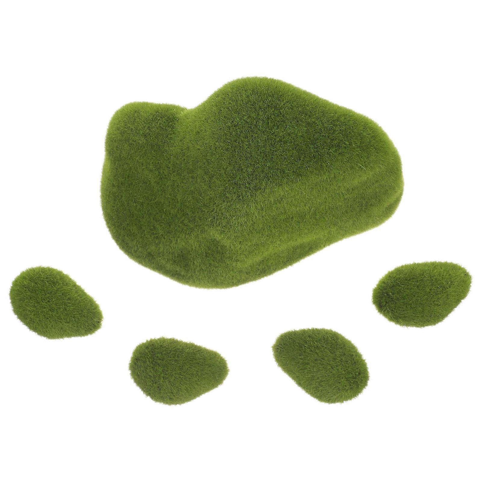 Artificial Moss Rock Simulation Moss Stone Realistic Moss Stone Faux Moss Rock for DIY Decor