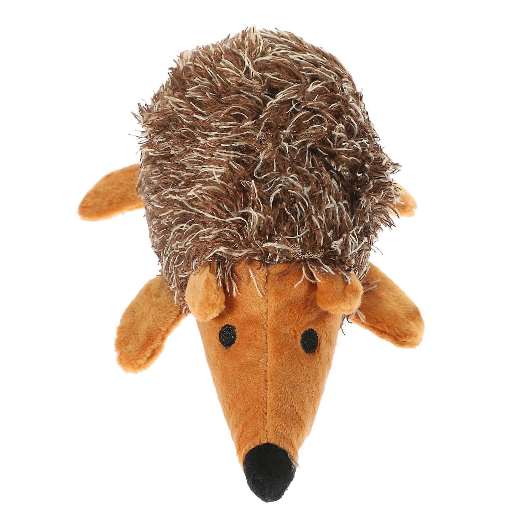 Plush dog toy squeaky plush dog chew toy for enriching dogs' molars, for puppies, sniffing toy for dogs, chewing