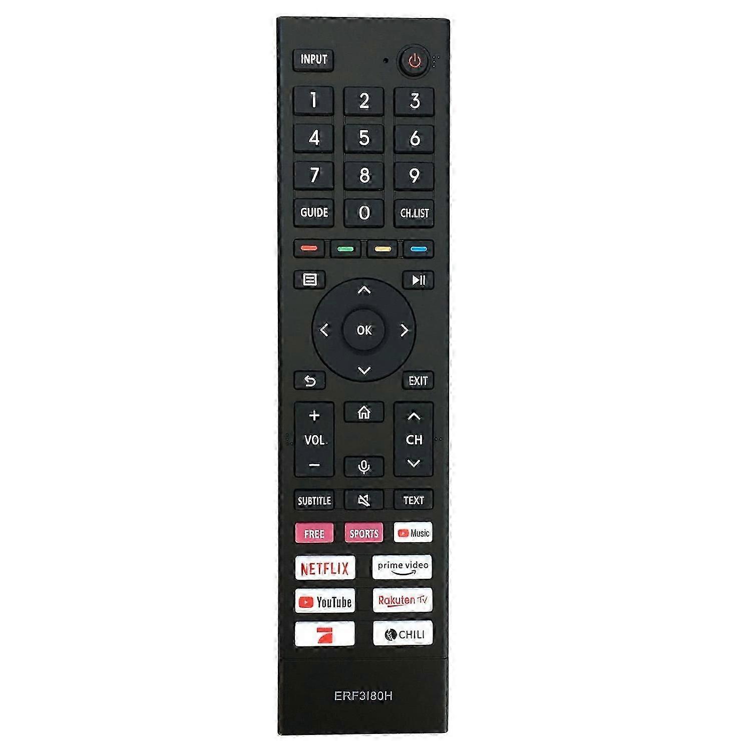 ERF3I80H For Hisense Television Plastic Remote Control TV Replacement Remote