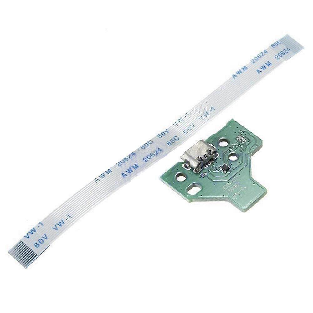 Micro USB Charging Port Circuit Board 12 Pin Power Flex Flat Cable for JDS011 Sony Playstation PS4 Controller DualShock 4