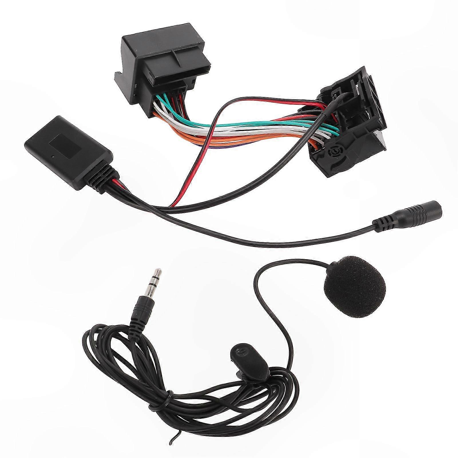Bluetooth 5.0 AUX Adapter with Microphone for Car Audio Systems Compatible with Select Ford Models