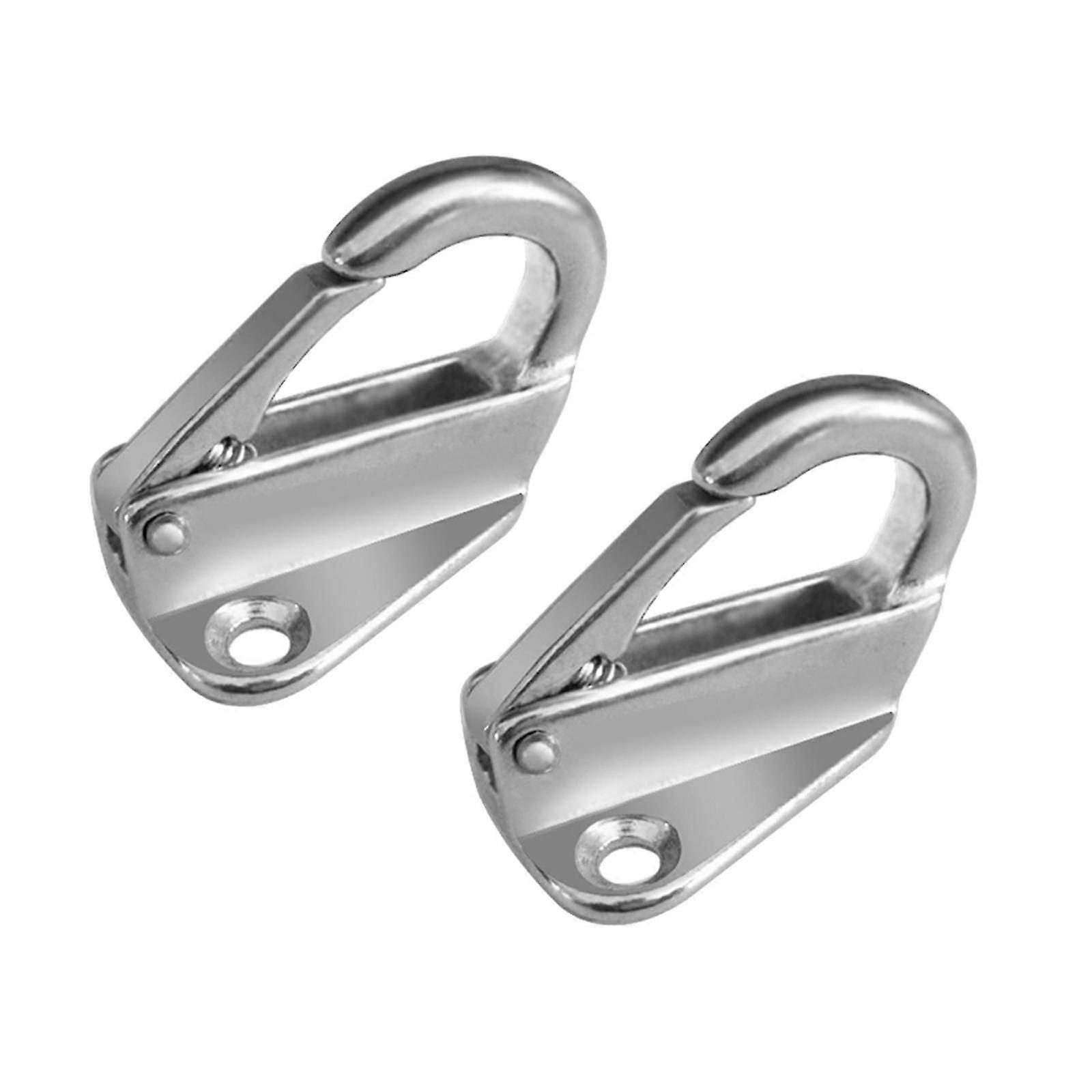2pcs Boat Spring Snap Hooks - Marine Grade Stainless Steel