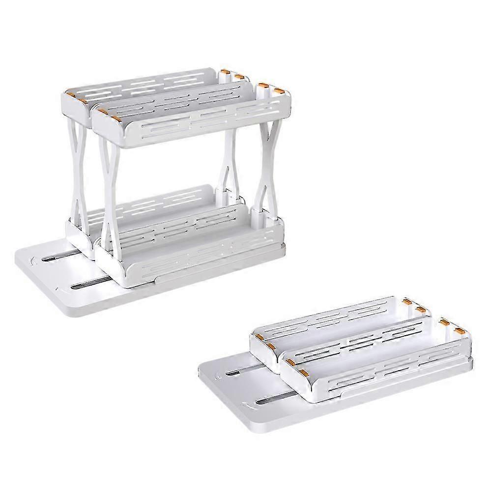 Pull-Out Rotating Storage Rack Kitchen Spice Rack Seasoning Bottle Cosmetic Storage Rack