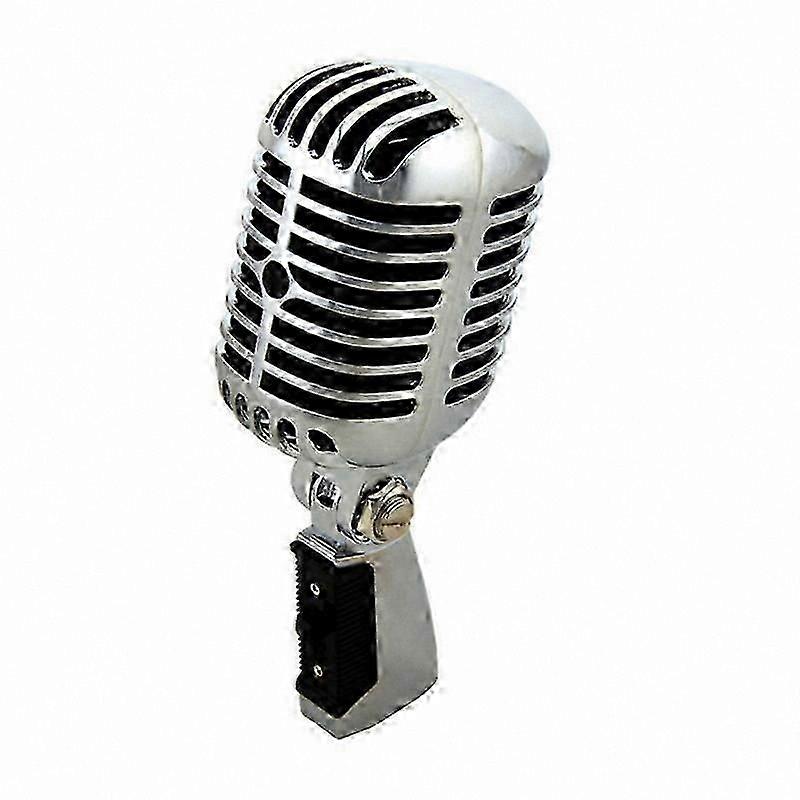 Vintage Dynamic Microphone with Metal Construction for Professional Vocal Use