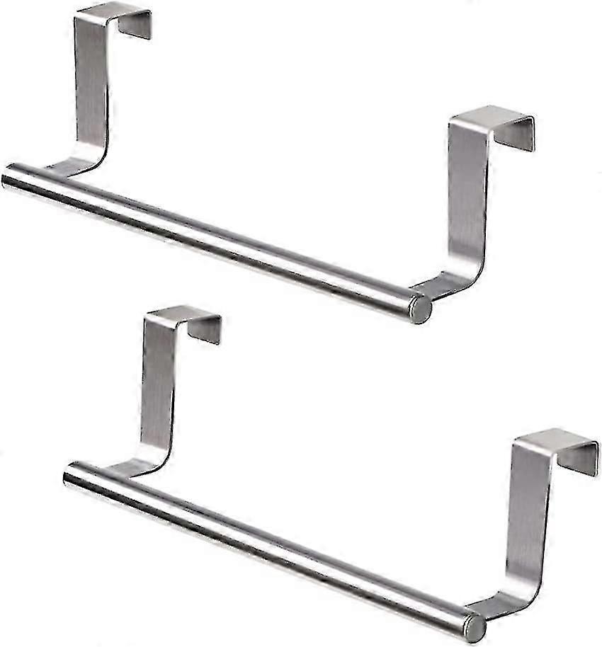 No-Drill Over-the-Door Towel Rack (2-Pack)